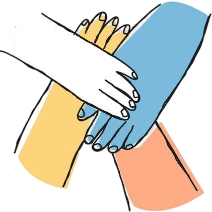 Team hands icon